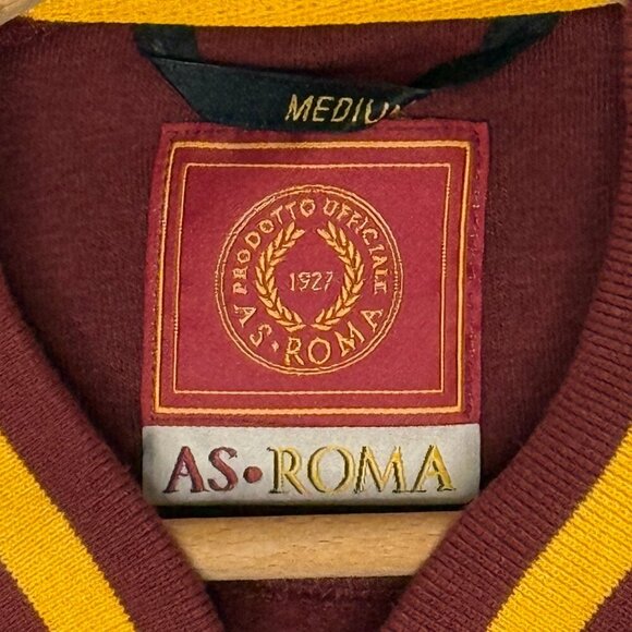 NWT AS Roma Full Zip Felpa Track Jacket Official Product Soccer Italy - Medium - Picture 4 of 8